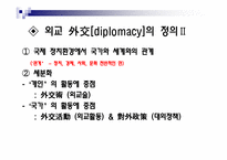[정치외교학] 외교의 정의, 유형, 주체, 변화, 현주소-4