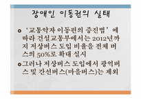 [행정학] 장애인 이동권의 실태와 행정학적 해결방안-11