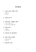[조리과학] 일본식 디저트카페 메뉴디자인 실습-2