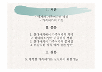 [가족생활문화] 현대의 다양한 가족여가생활-2