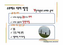 [조직행동론] 스트레스 관리-19