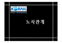 [노사관계] 한국철도공사(KORAIL)의 노사관계 분석-1