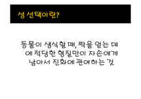 [생명과학] 성선택-9