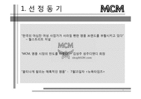 [경영학] 성주그룹 MCM마케팅 목표 및 핵심전략-3