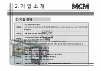[경영학] 성주그룹 MCM마케팅 목표 및 핵심전략-5