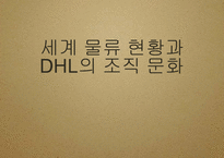 [조직이론] 세계 물류 현황과 DHL의 조직 문화-1