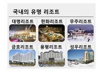 [관광경영학] 변산 대명리조트와 경쟁사 분석-10