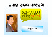 [사회교육] 김대중 정부와 북한-16