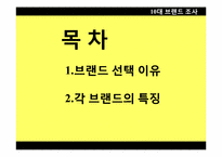 [패션과의상] 2011 10대브렌드 트랜드 살펴보기-2