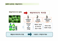 신제품개발 건강음료 매실사이다 마케팅전략-10