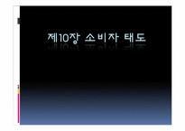 [소비자행동] 제10장 소비자 태도-1