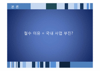 [해외투자론] 해외 직접투자의 전략적 철수와 재진입-19
