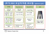 리바이스의 Sustainable SCM 의 도입전략-8