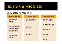 [인적자원관리] 성과지표 BSC와 MBO-8