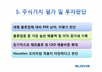 [재무관리] 글로비스 재무분석-17