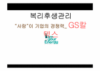 [인적자원관리] GS칼텍스 복리후생관리-1