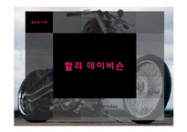할리 데이비슨의 경영전략-1