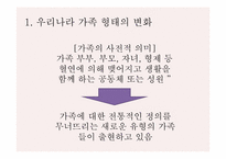 [여성학] 현대사회 여러 가족형태-3