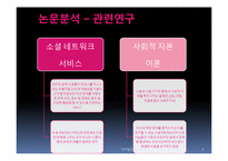소셜네트워크서비스와 온라인 사회적 자본-5