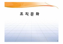 [조직행동론] 조직문화와 성과와의 관계-1