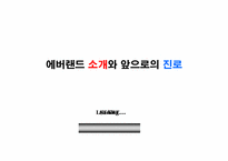 [경영학] 에버랜드 소개와 앞으로의 진로-2