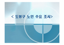 [지역사회복지] 노인복지욕구 수요 조사-1