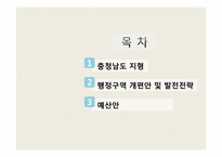[지방행정론] 충청남도 행정구역 개편안 및 발전전략-2