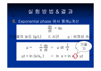 [화학공학] 미생물 성장속도 실험-Bacillus의 성장속도 실험-11