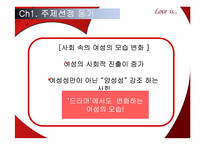 [결혼학개론] 드라마를 통해 보여지는 여성의 성역할 변화-5