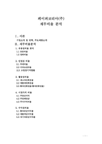 [재무관리] 페이퍼코리아(주) 재무비율 분석-1