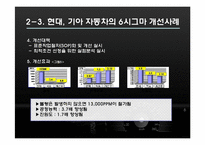 [생산관리] 현대, 기아 자동차의 6시그마-19
