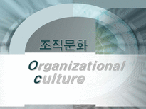 [조직행위] 조직의 문화와 가치관-3