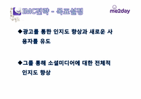 [광고론] 미투데이(me2day) IMC 전략, 광고전략-11