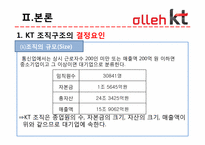 KT기업 조직설계 평가-5