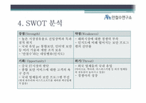 안철수 연구소 SWOT 분석-6
