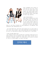Sex And The City에 나타나는 문화정체성과 우리문화와의 비교-10