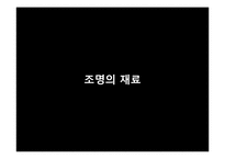 조명 종류와 원리 재료 분류-5