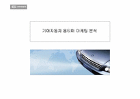 [마케팅전략]기아자동차 옵티마 마케팅분석-1