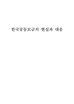 한국공동모금의 현실과 대응-1