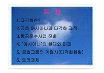 [전략경영] 금호아시아나 항공운수사업 진출-2