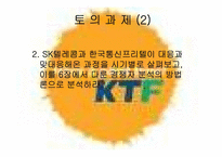 [전략경영] 이동통신회사 KTF와 SKT 분석-13