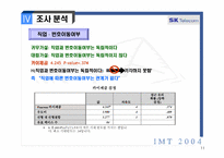 [마케팅조사] IMT2004-SKT번호이동성제도-11
