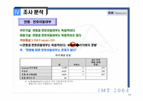 [마케팅조사] IMT2004-SKT번호이동성제도-14