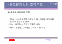 [다국적기업론] ABB의 조직구조사례 및 위기-6