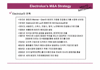 [다국적기업론] Electrolux의 M&A 전략-7