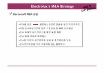 [다국적기업론] Electrolux의 M&A 전략-9