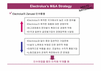 [다국적기업론] Electrolux의 M&A 전략-11
