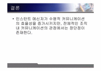 [조직행동론] 인스턴트메신저가 커뮤니케이션에 미치는 영향-12