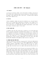 [경영정보시스템 crm] SK텔레콤 CRM의 발전방향 및 시사점-2