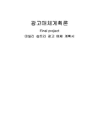 [광고매체계획론] 데일리 솝트리 광고매체계획서-1